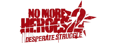No More Heroes 2: Desperate Struggle logo for Wii
